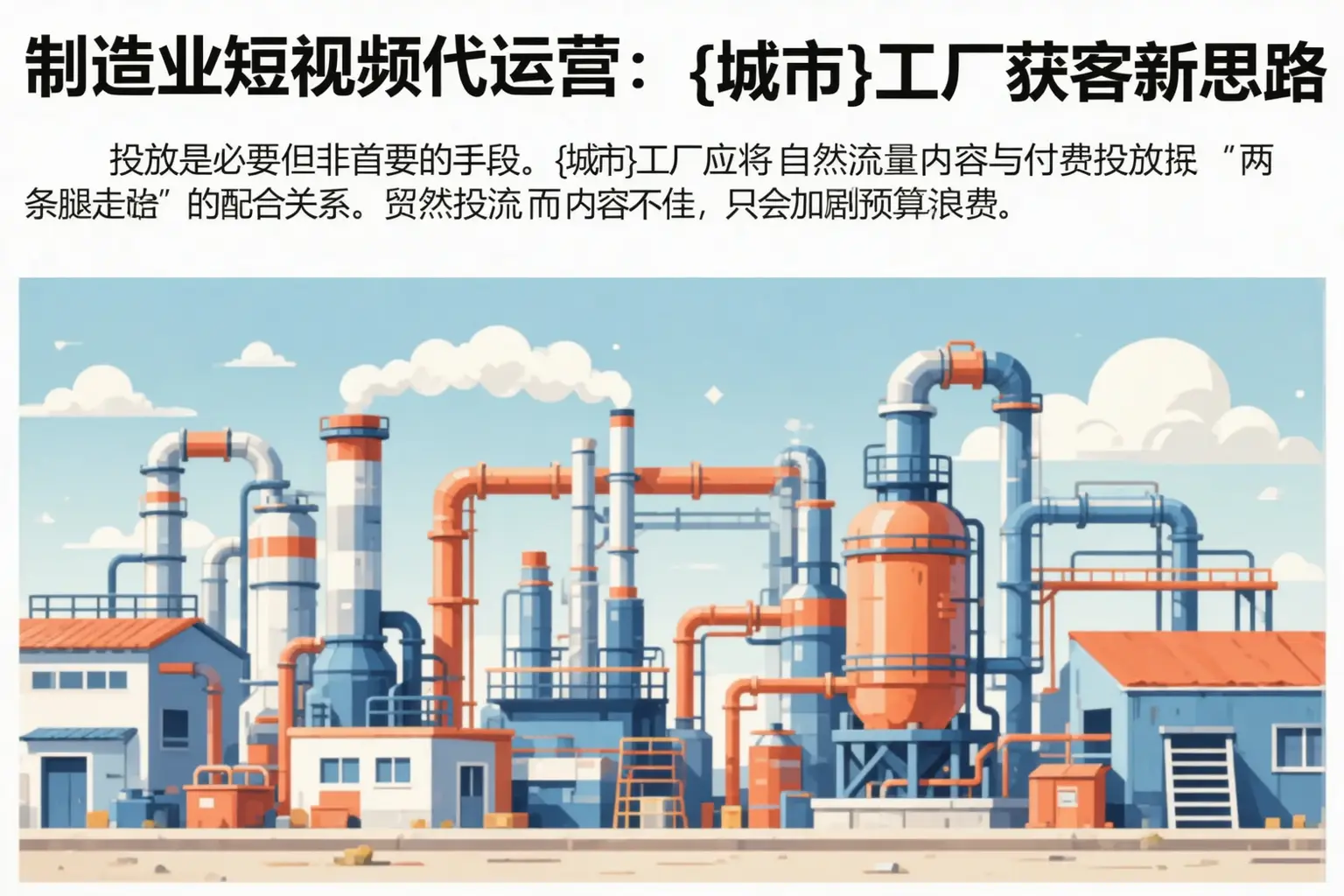 制造业短视频代运营:宁江工厂获客新思路
